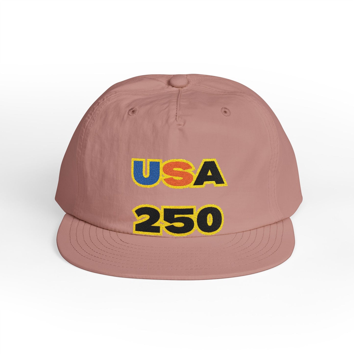 USA 250 Surf Cap | Embroidered Trucker Hat, White Snapback