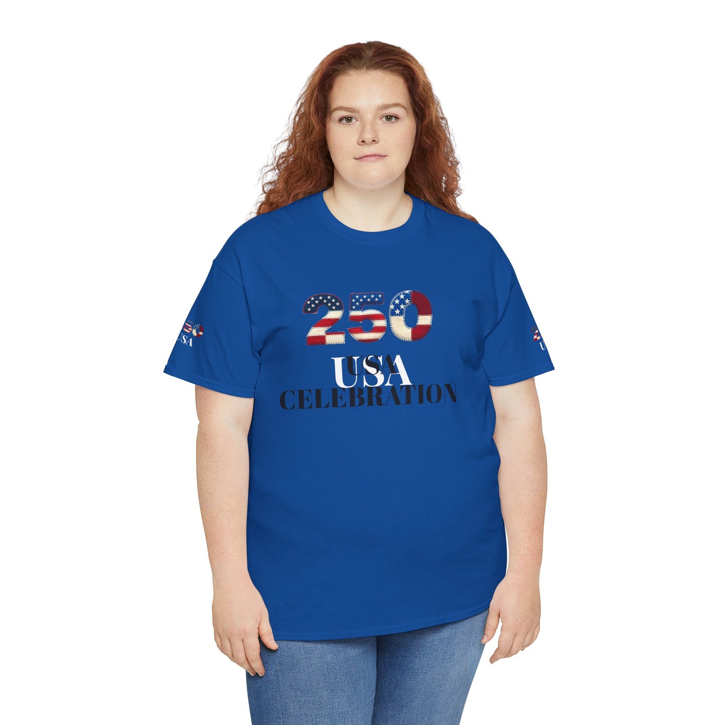 250 USA Celebration T‑Shirt — Patriotic 4th of July Tee