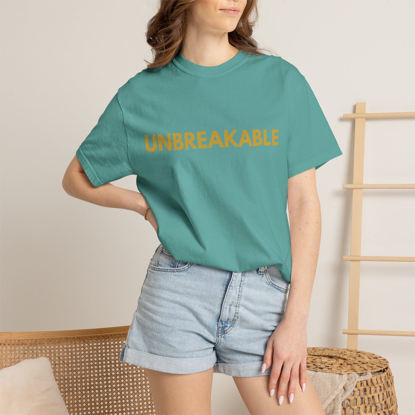 Resilience Tee — Minimalist Garment-Dyed T-Shirt for Calm Confidence