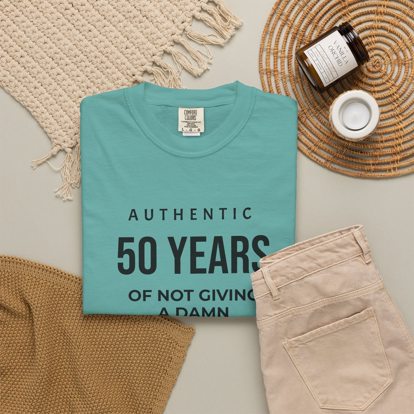 50 Years of Not Giving a Damn T-Shirt — Funny 50th Birthday Tee