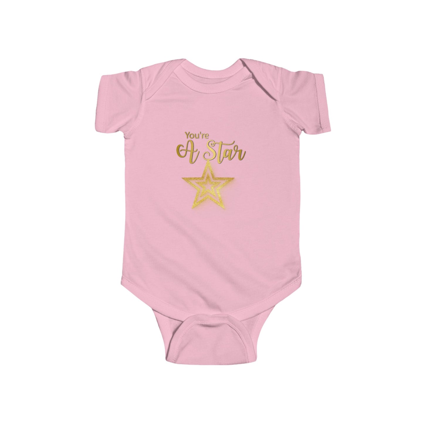 'You're a Star' Gold Baby Onesie — Infant Bodysuit