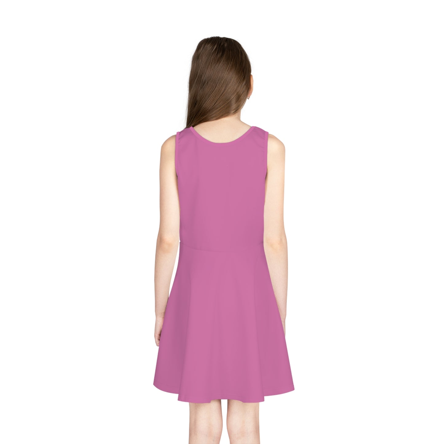 Girls' Carousel Sundress — Cute Carousel Ride Graphic Tank Dress for Kids