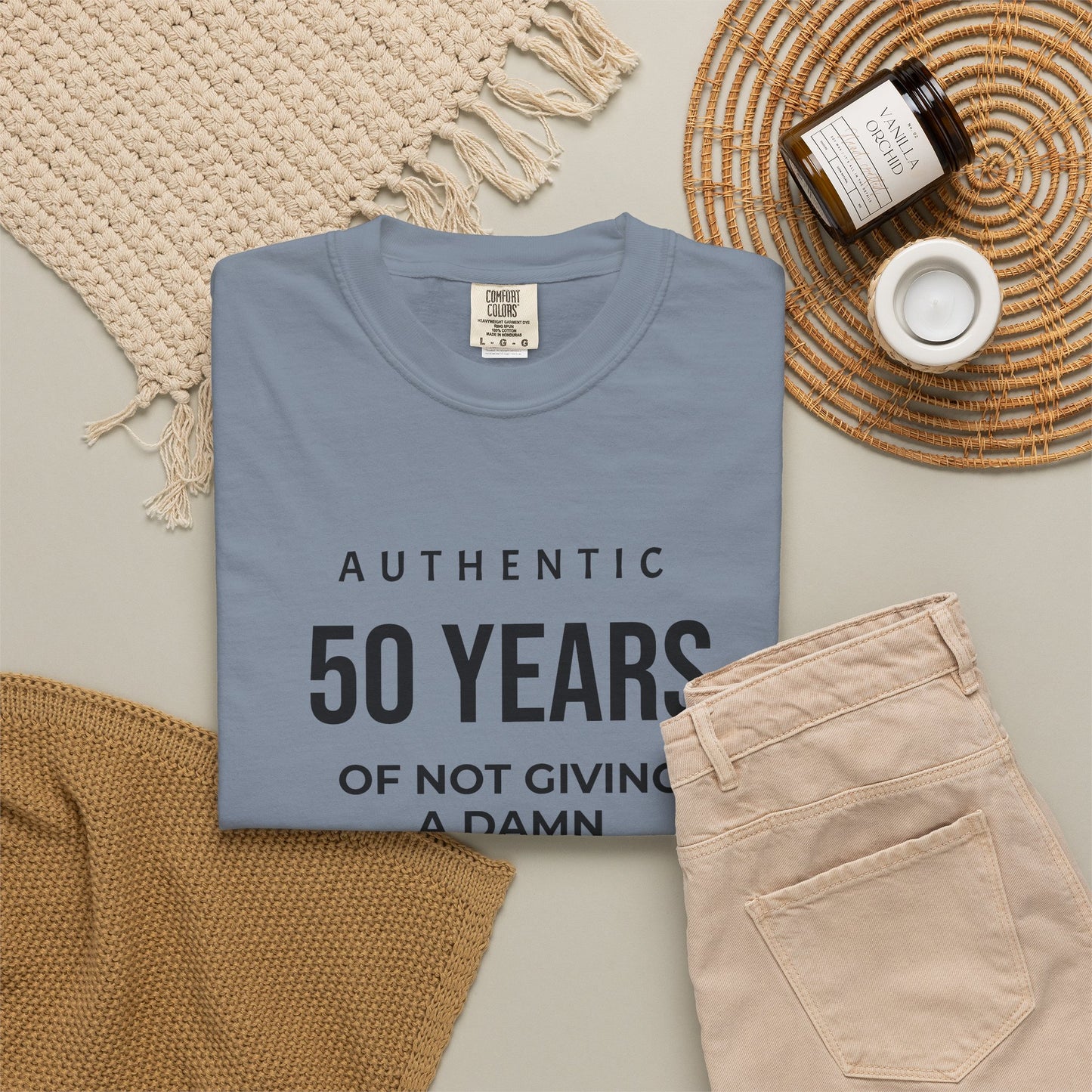 50 Years of Not Giving a Damn T-Shirt — Funny 50th Birthday Tee