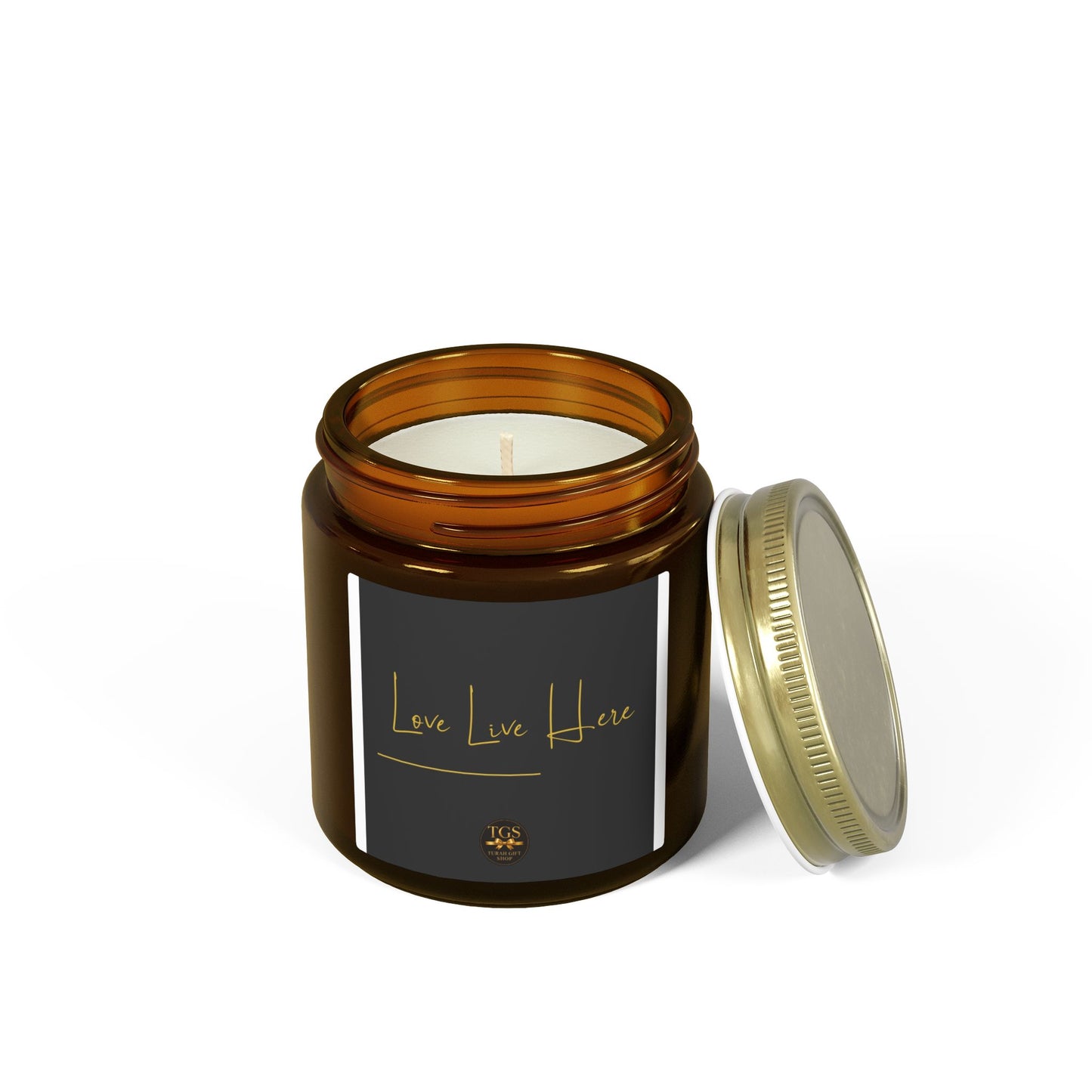 Love Lives Here Candle | Scented Coconut Apricot Wax 4oz 9oz