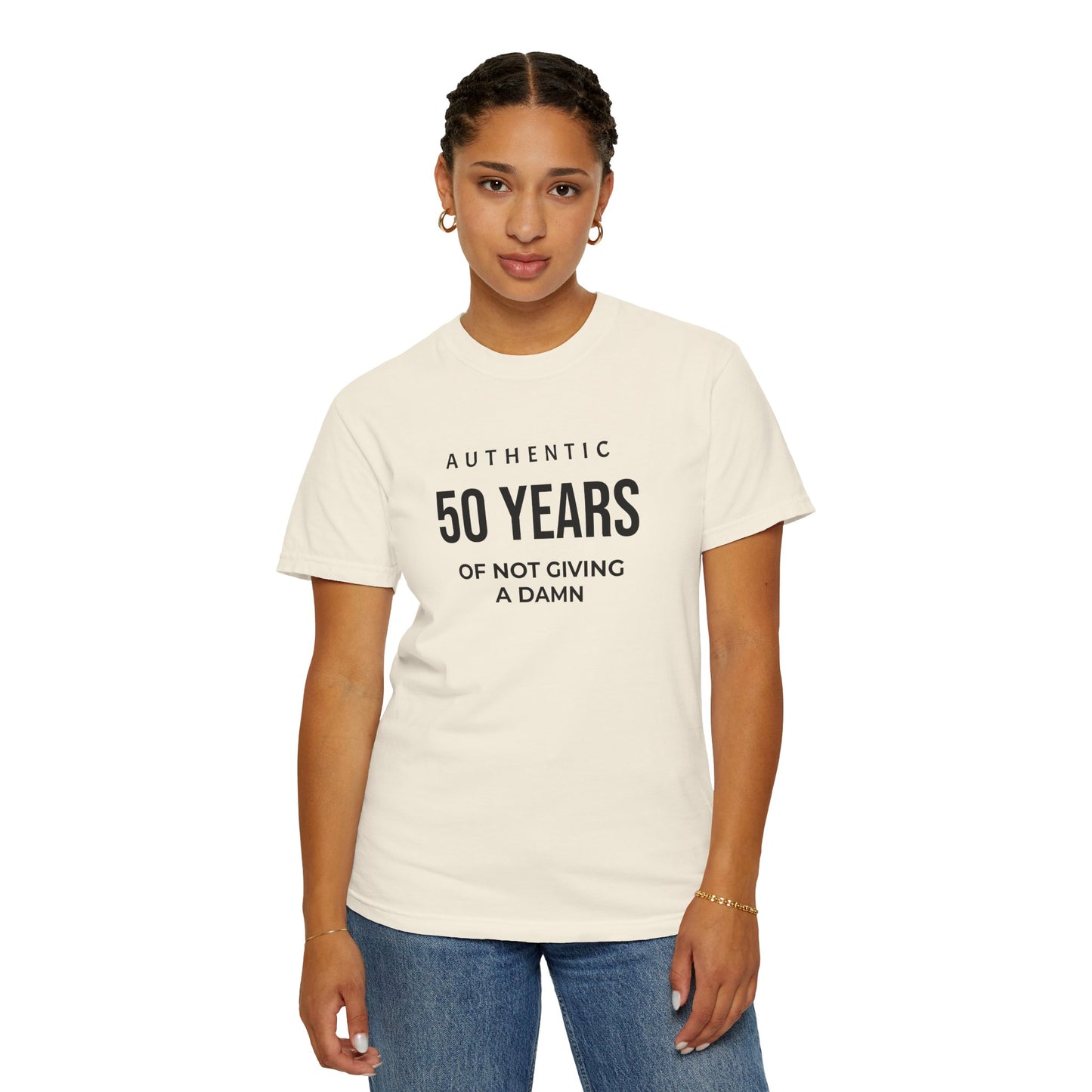 50 Years of Not Giving a Damn T-Shirt — Funny 50th Birthday Tee