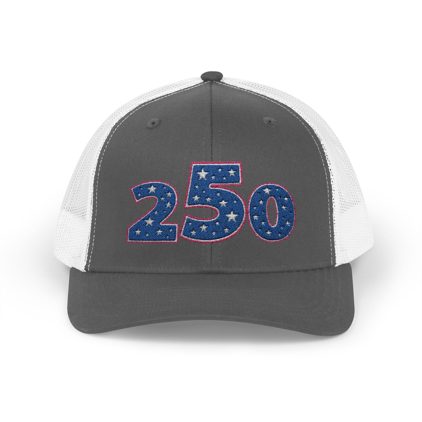 Blue Glitter 250 Patch Snapback Cap | Trucker Mesh Hat