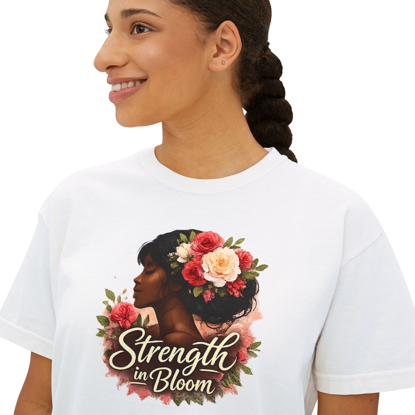 Strength in Bloom Women's Boxy Tee