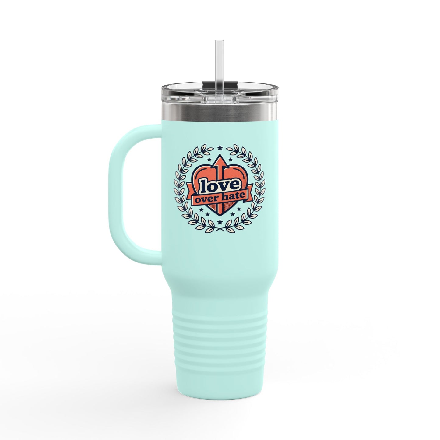 40oz Insulated Travel Mug — Multipack Sizes (White or Transparent)