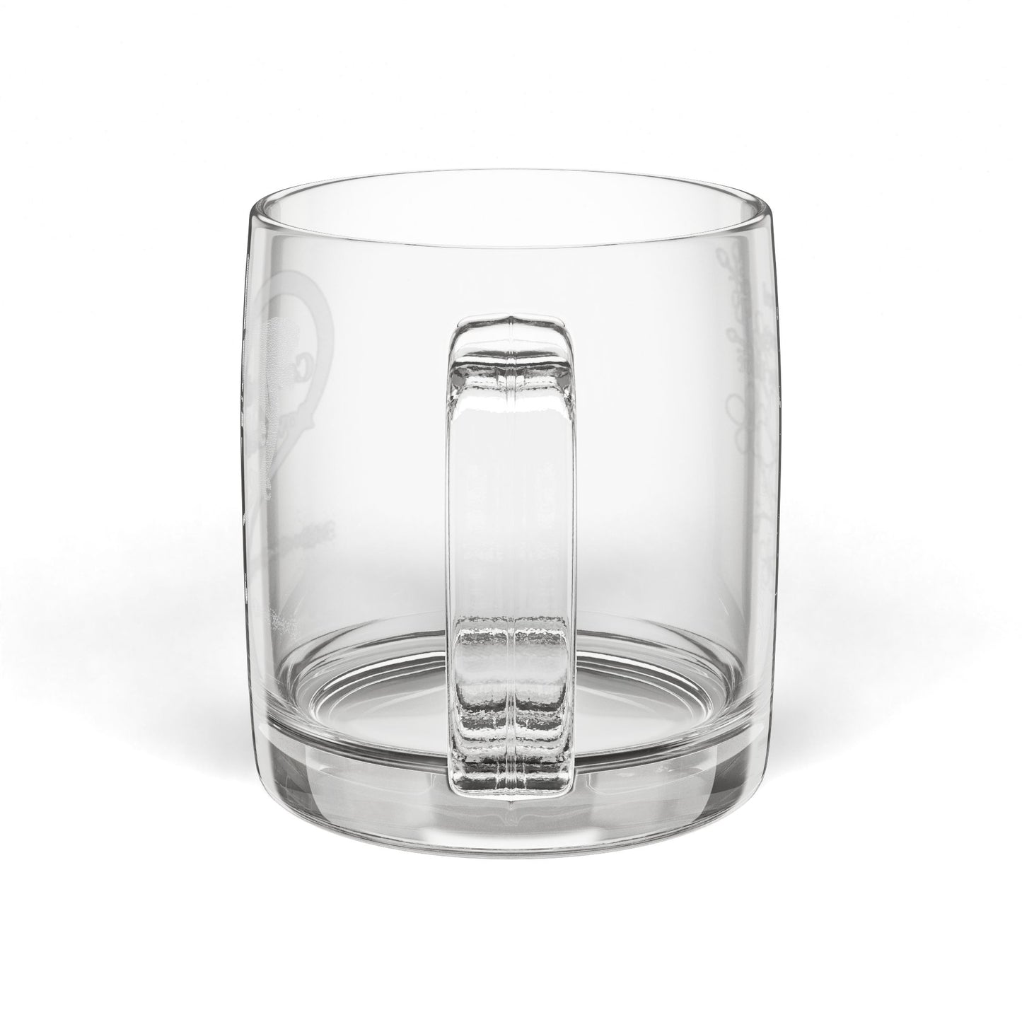 Glass Coffee Mug, 12.25oz (Engraving)