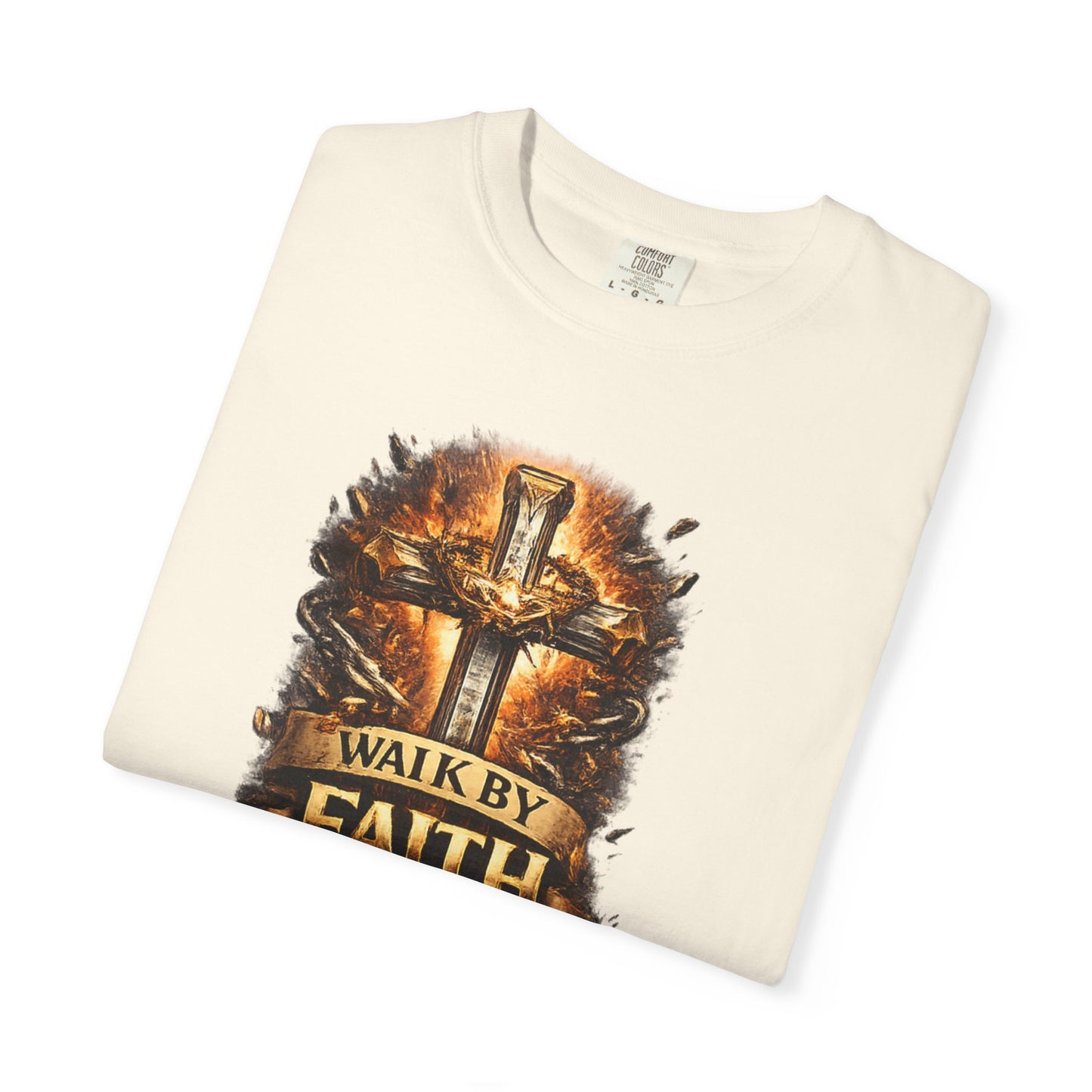 Walk By Faith T-Shirt — Christian Armor Graphic Tee