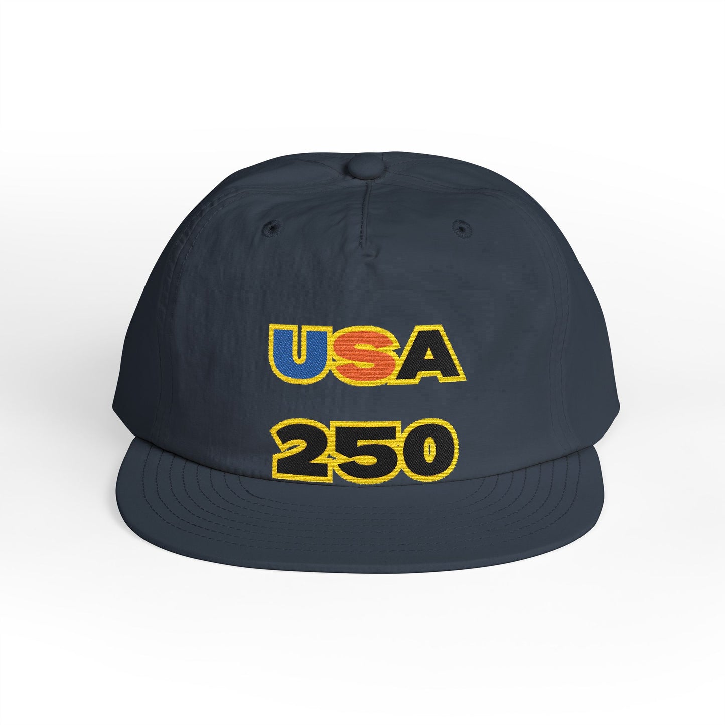 USA 250 Surf Cap | Embroidered Trucker Hat, White Snapback