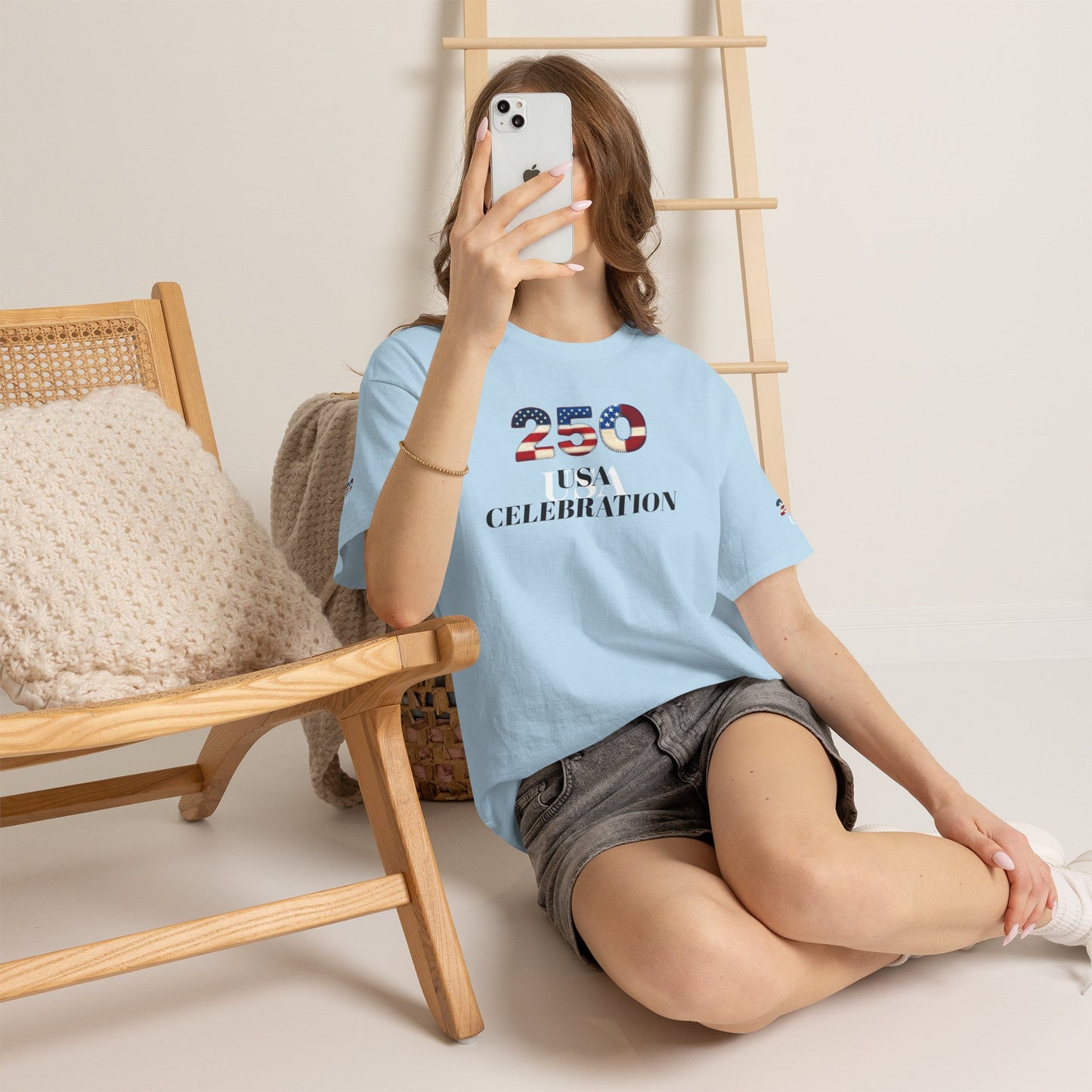 250 USA Celebration T‑Shirt — Patriotic 4th of July Tee