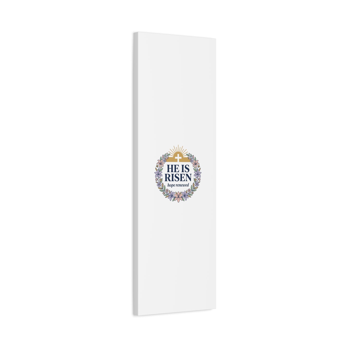 He Is Risen Canvas | Christian Easter Wall Art, Resurrection Scripture