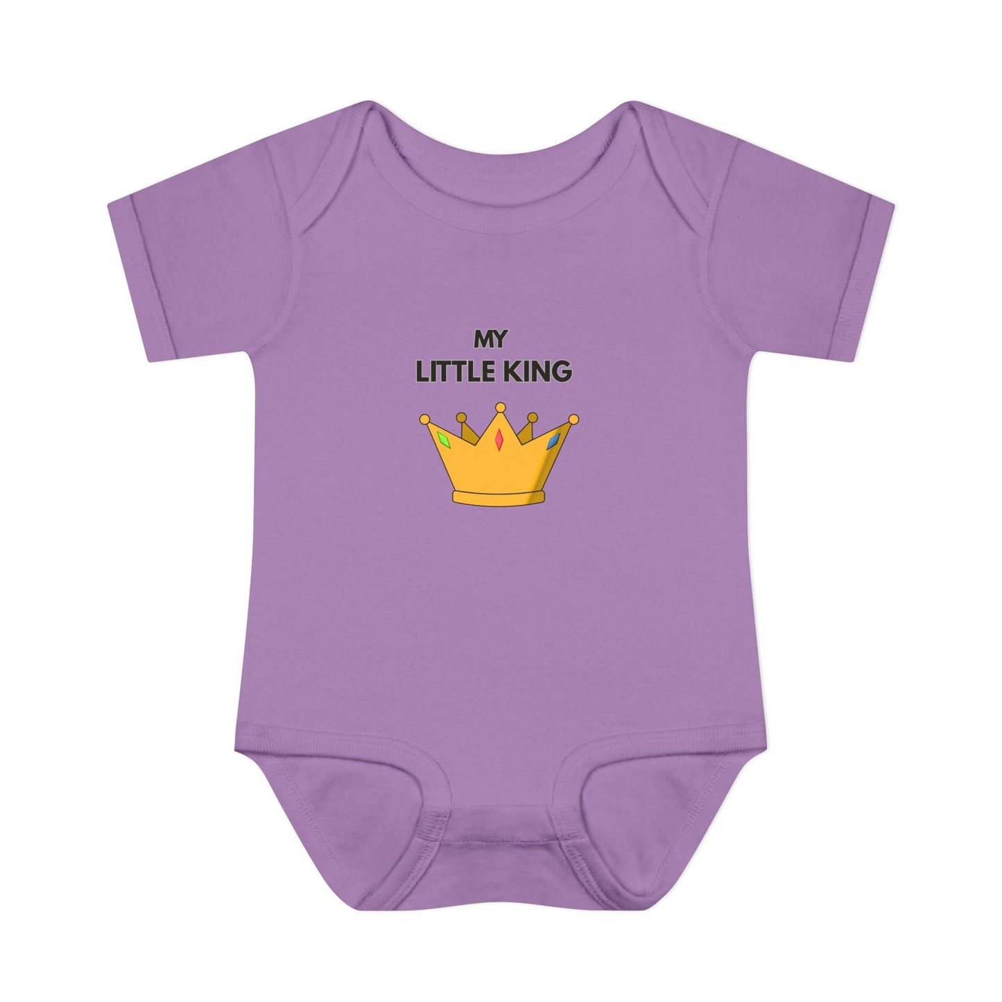 Infant Bodysuit — "My Little King" Baby Onesie