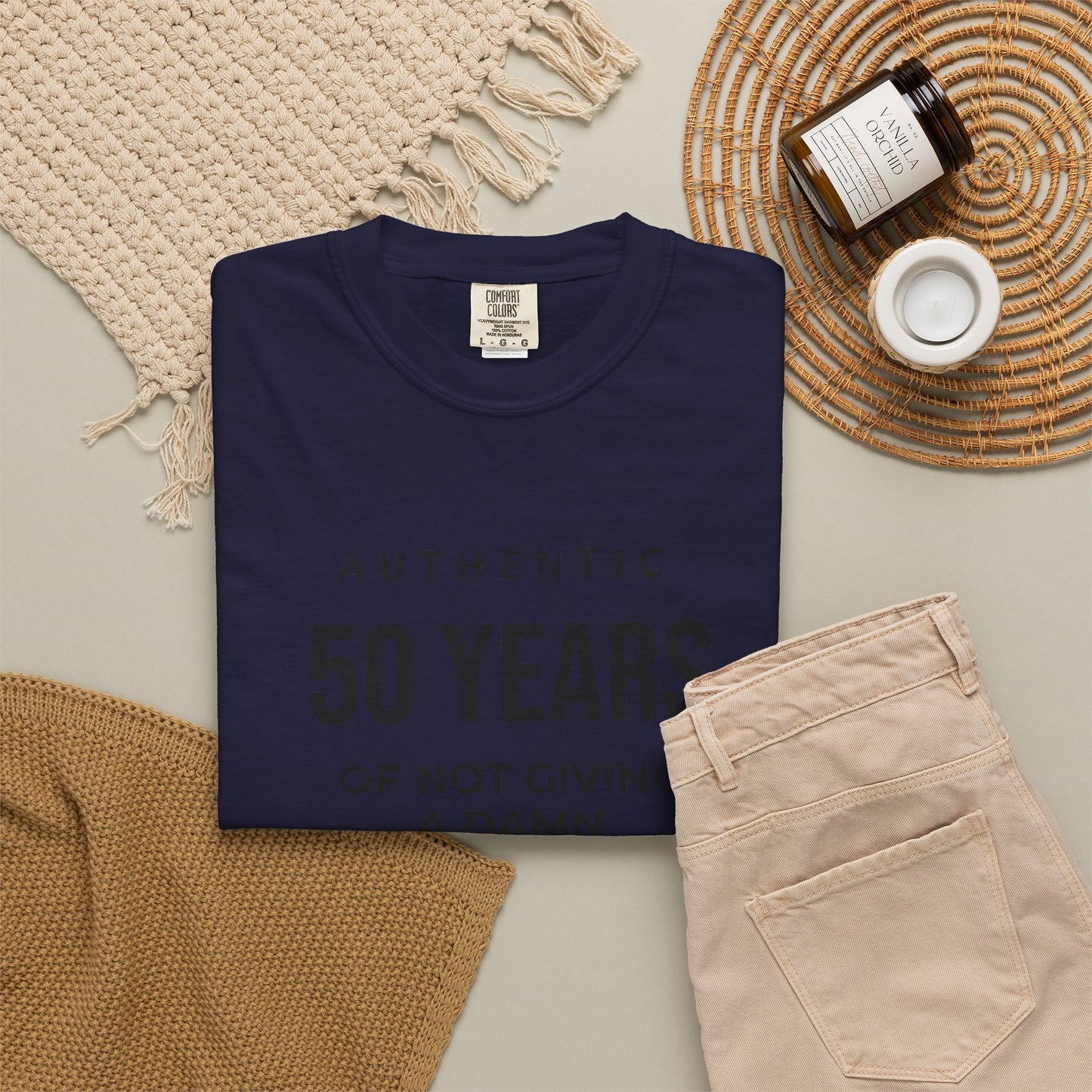50 Years of Not Giving a Damn T-Shirt — Funny 50th Birthday Tee