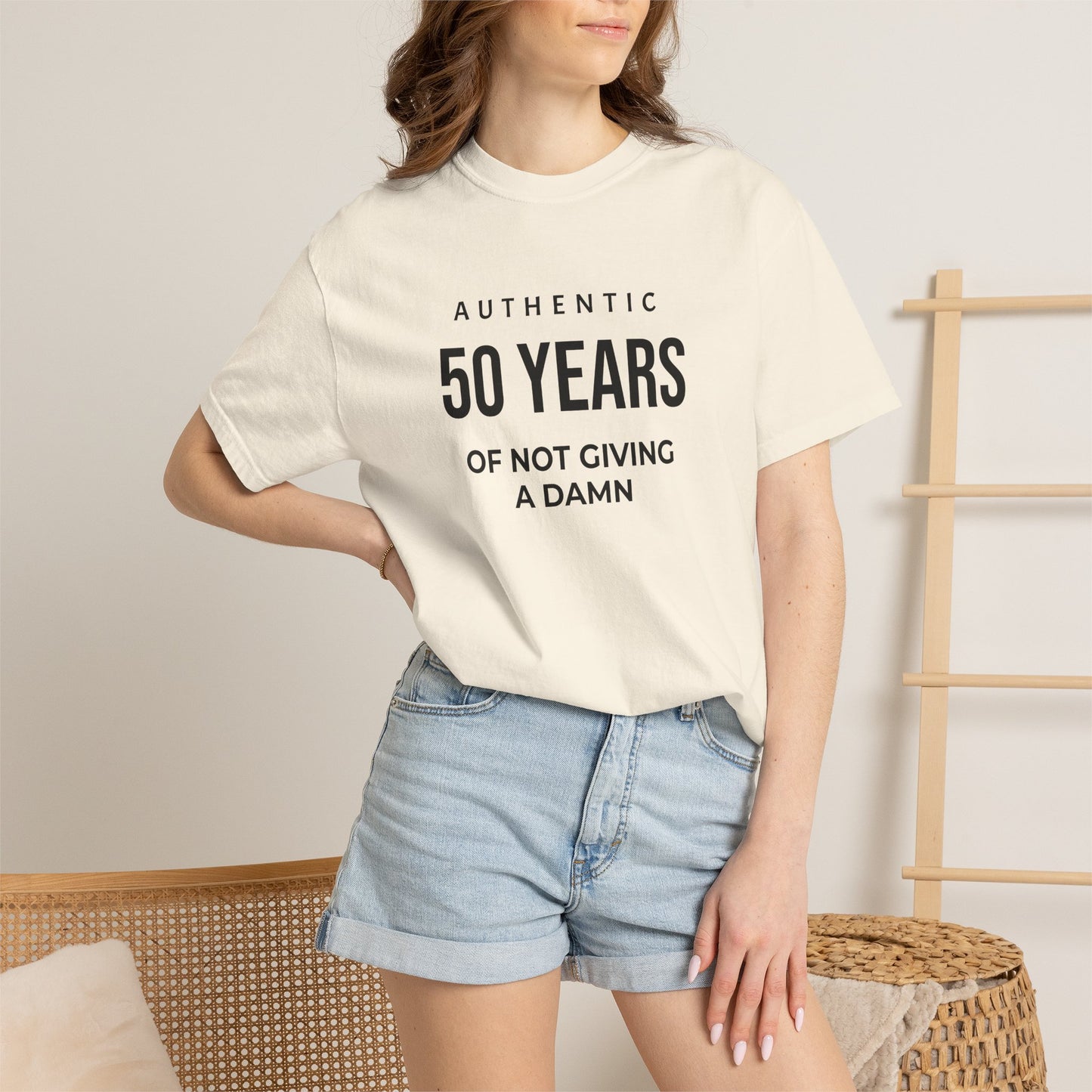 50 Years of Not Giving a Damn T-Shirt — Funny 50th Birthday Tee