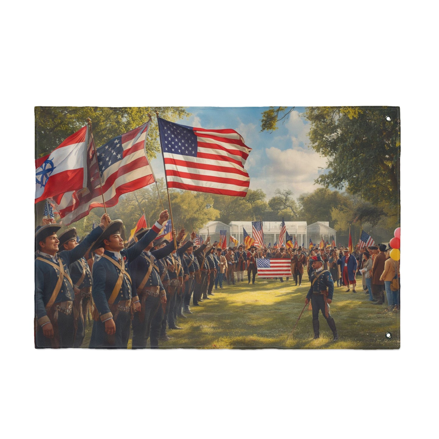 Historic usa flag
