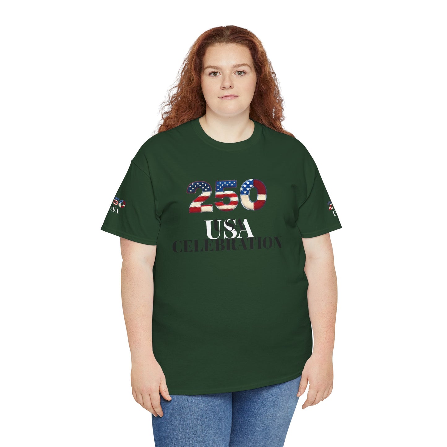 250 USA Celebration T‑Shirt — Patriotic 4th of July Tee