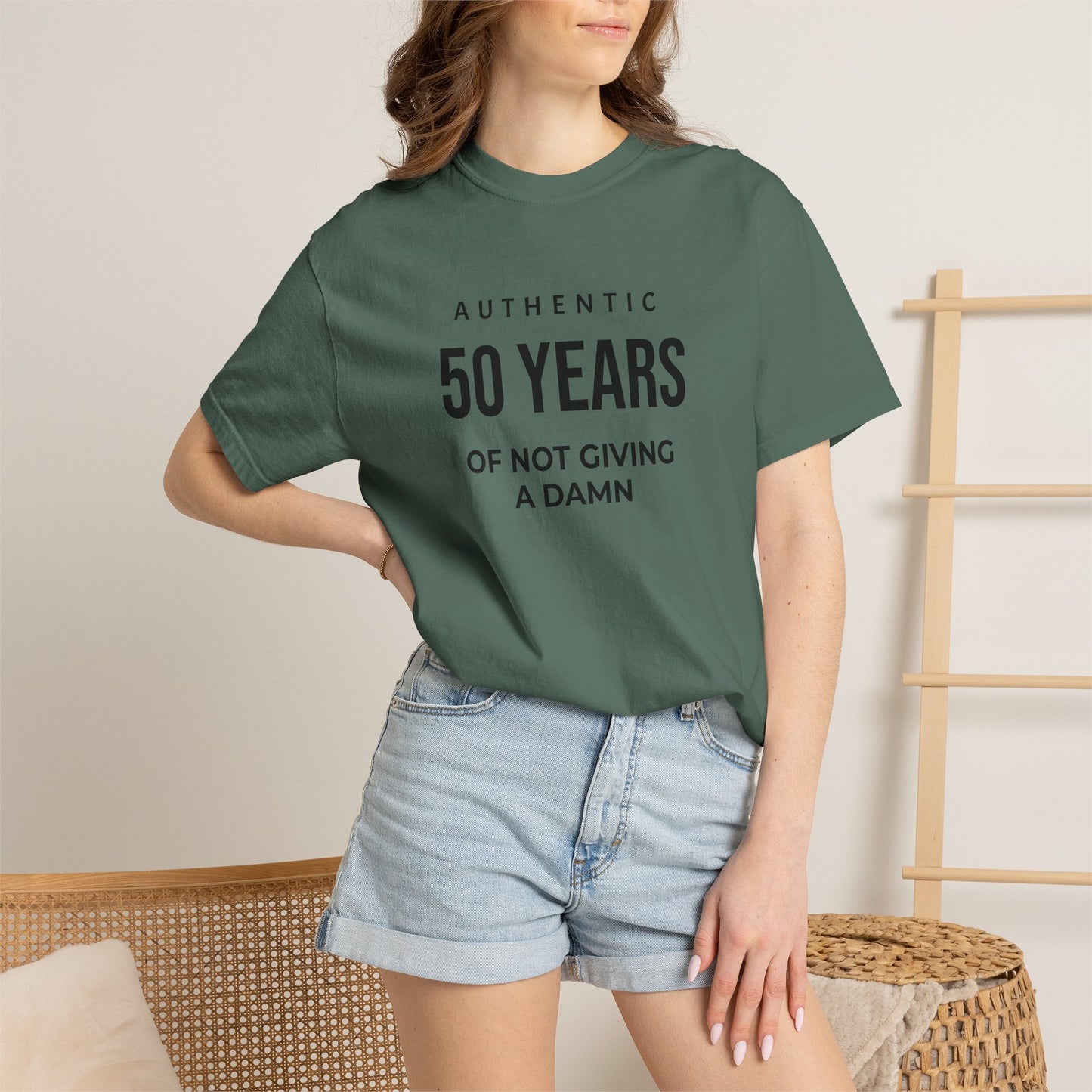 50 Years of Not Giving a Damn T-Shirt — Funny 50th Birthday Tee