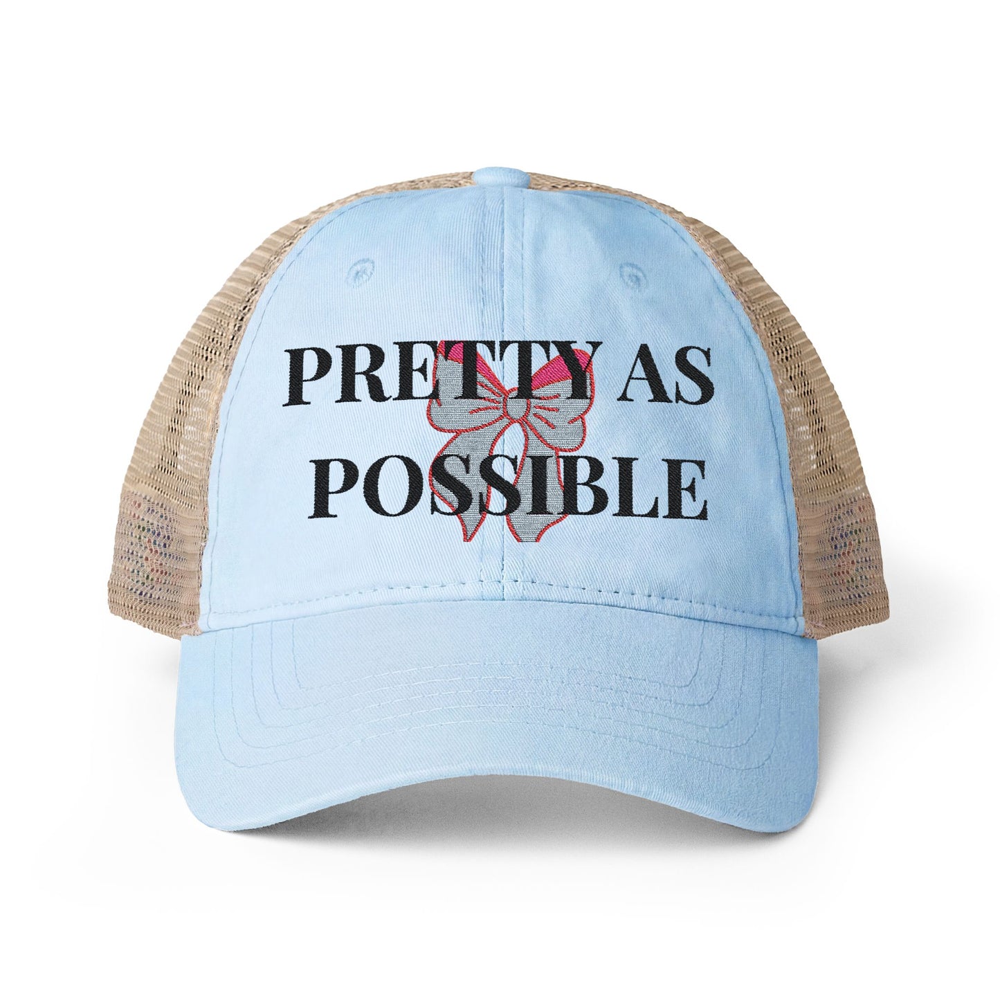 Women's Washed Mesh-Back Cap