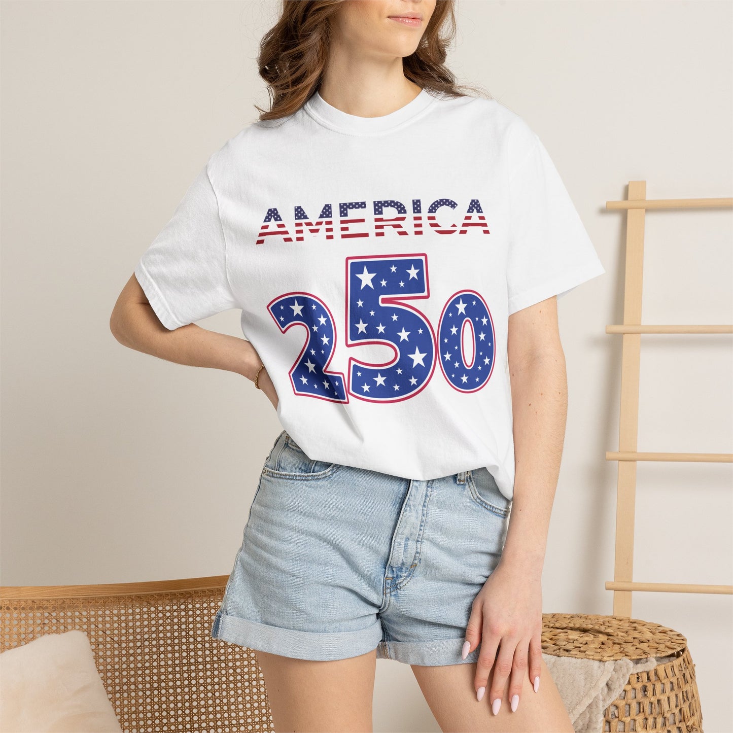 America 250 Patriotic T-Shirt — Fourth of July USA Celebration Tee