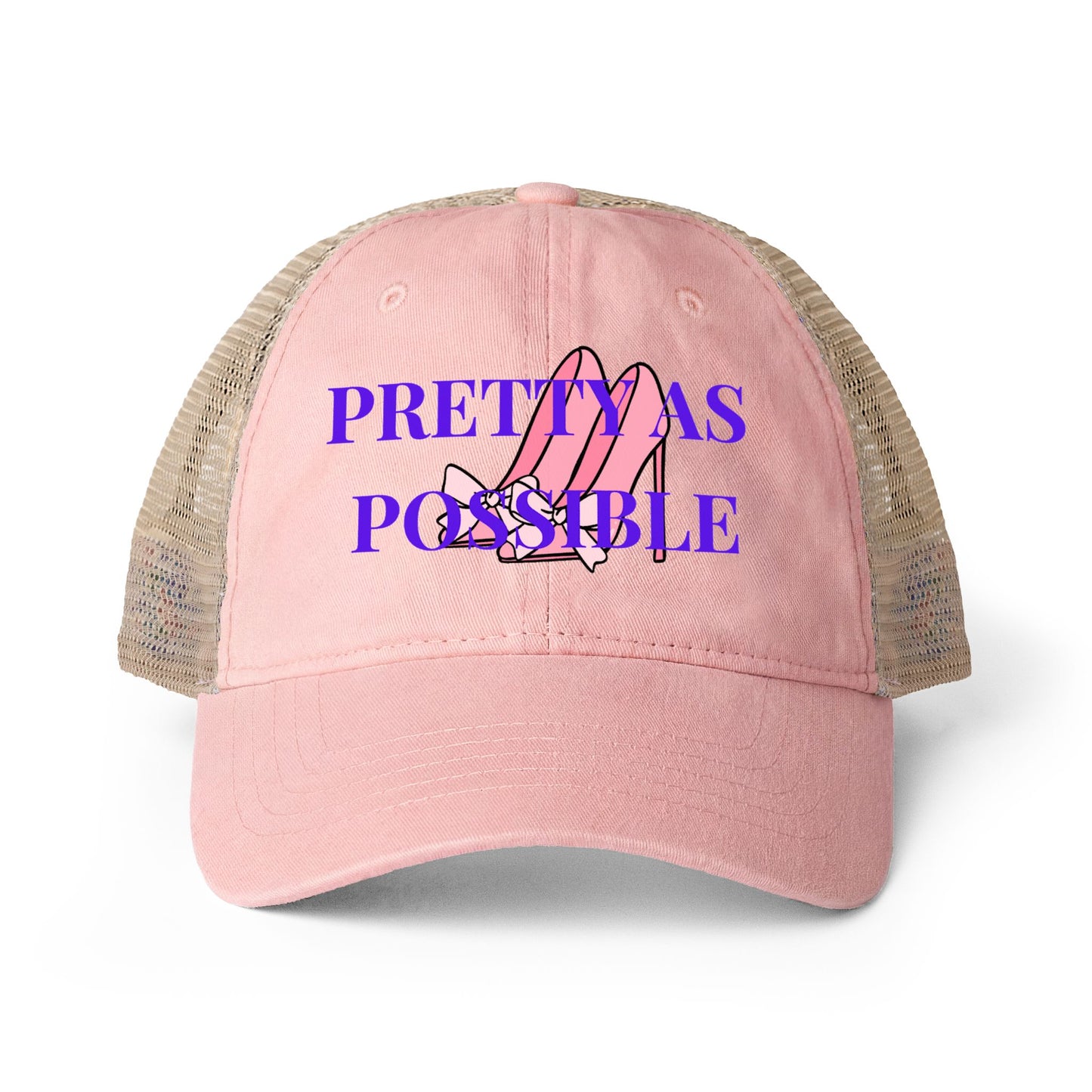 Women's Washed Mesh-Back Cap