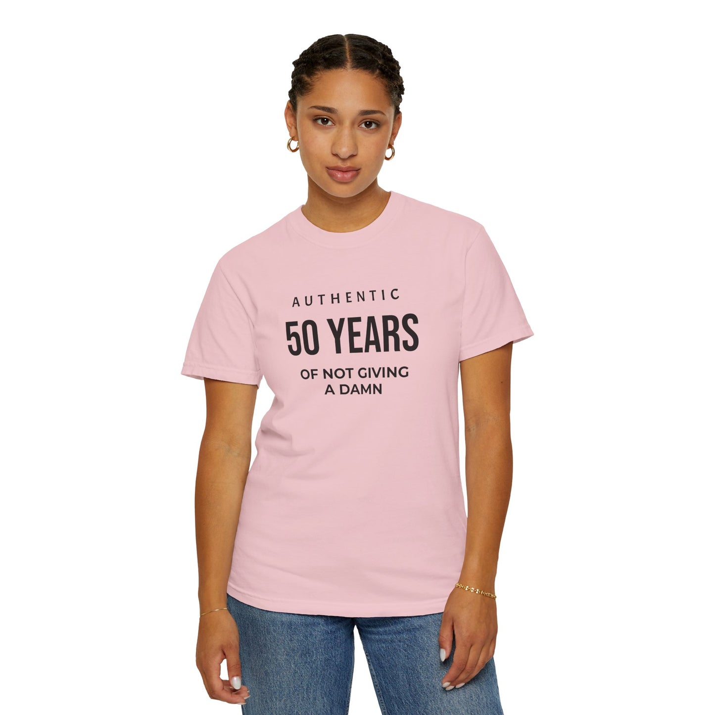 50 Years of Not Giving a Damn T-Shirt — Funny 50th Birthday Tee
