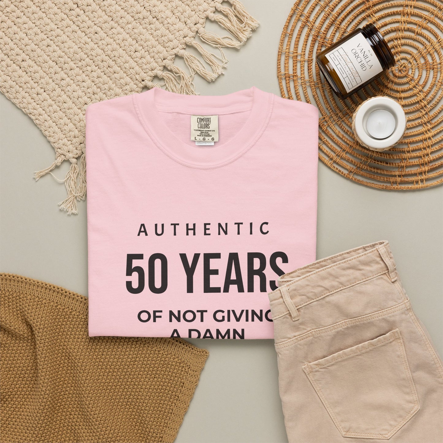 50 Years of Not Giving a Damn T-Shirt — Funny 50th Birthday Tee