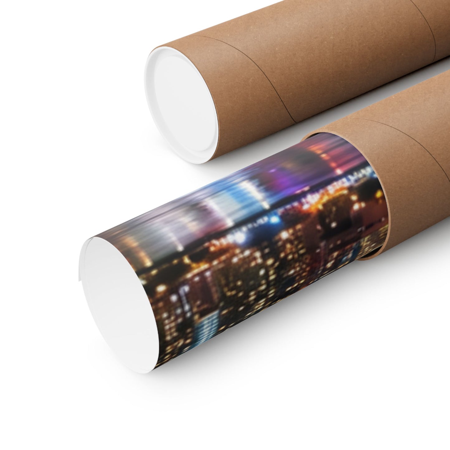 CN Tower Fireworks Matte Vertical Poster — Toronto Skyline Night Celebration Wall Art