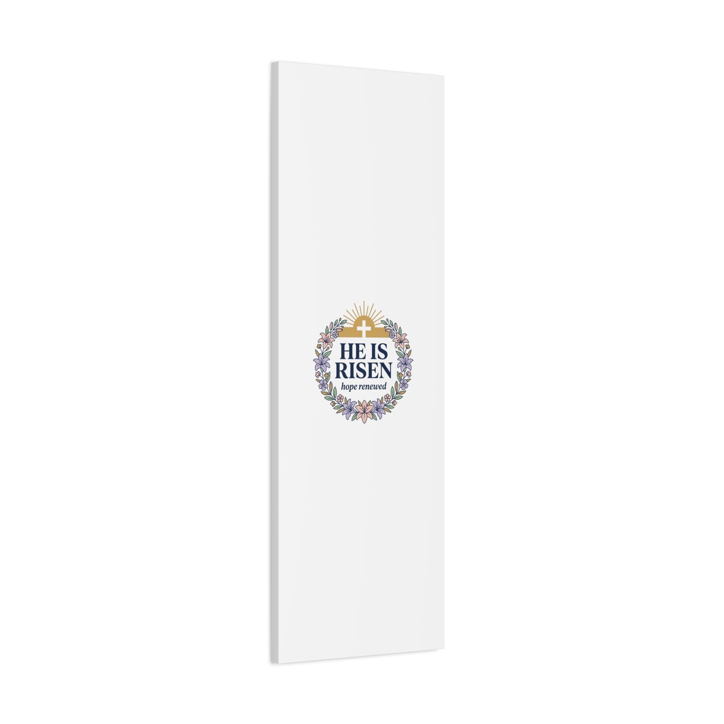 He Is Risen Canvas | Christian Easter Wall Art, Resurrection Scripture