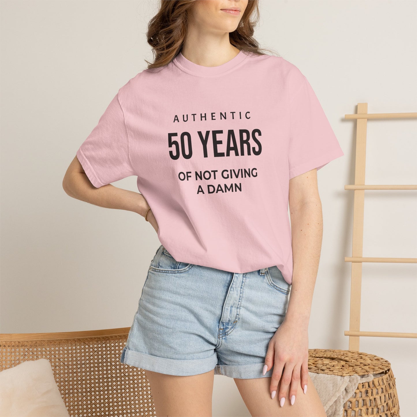 50 Years of Not Giving a Damn T-Shirt — Funny 50th Birthday Tee
