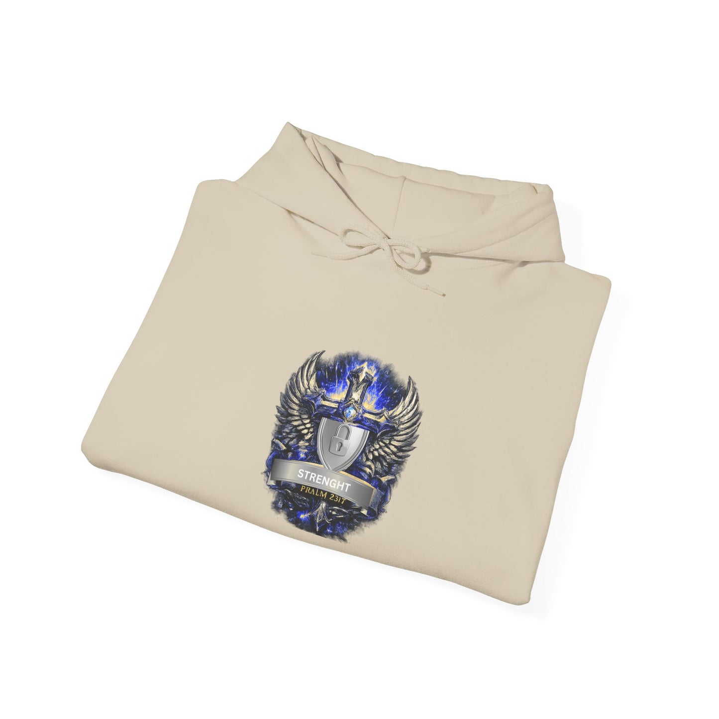 Knight Helmet Crest Hoodie — Medieval Armor Emblem Sweatshirt