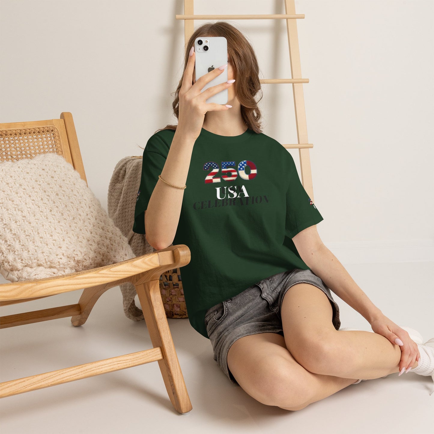 250 USA Celebration T‑Shirt — Patriotic 4th of July Tee