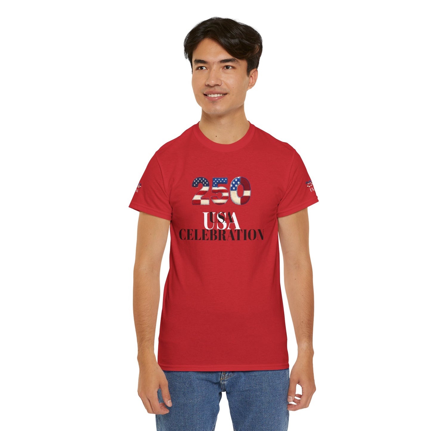 250 USA Celebration T‑Shirt — Patriotic 4th of July Tee