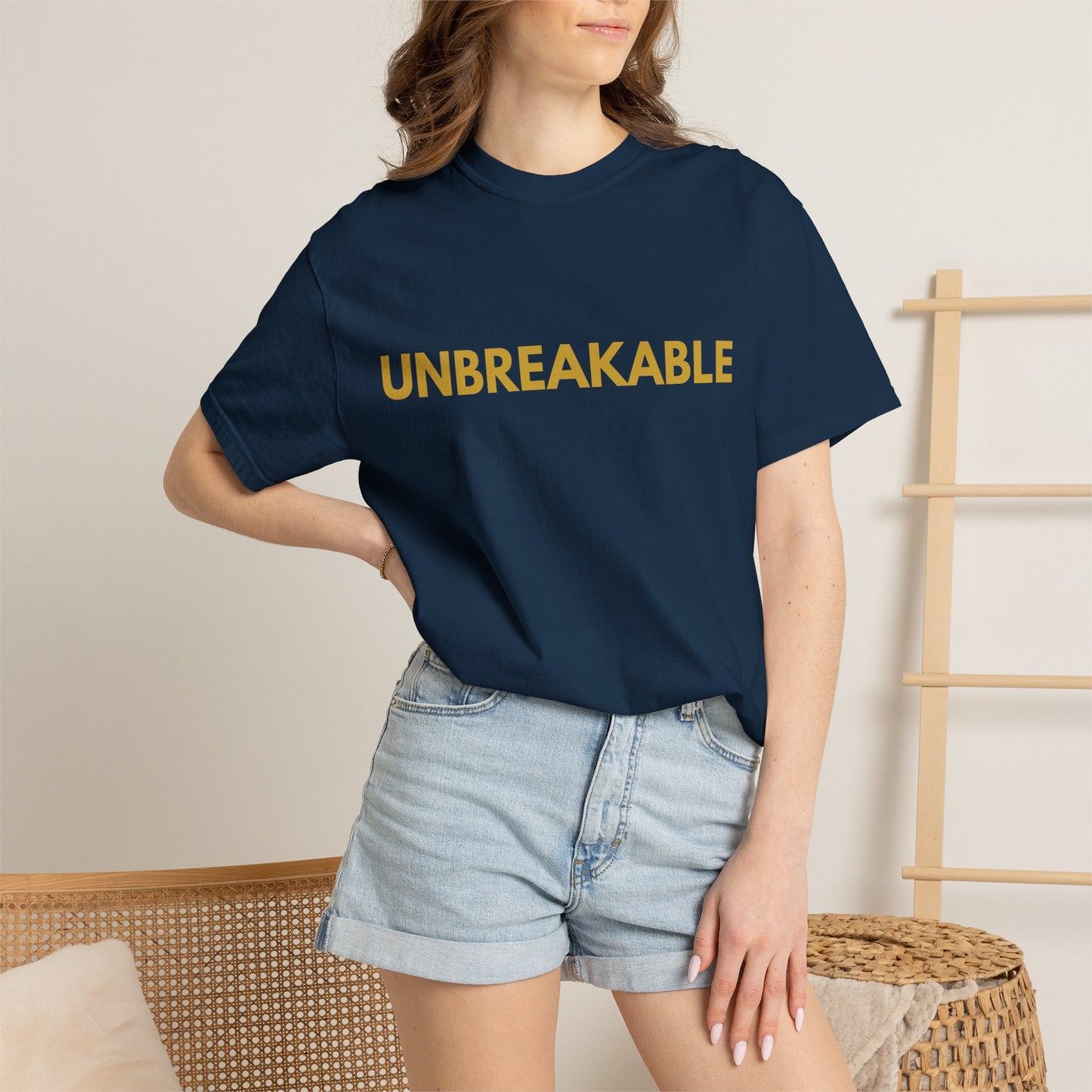Resilience Tee — Minimalist Garment-Dyed T-Shirt for Calm Confidence