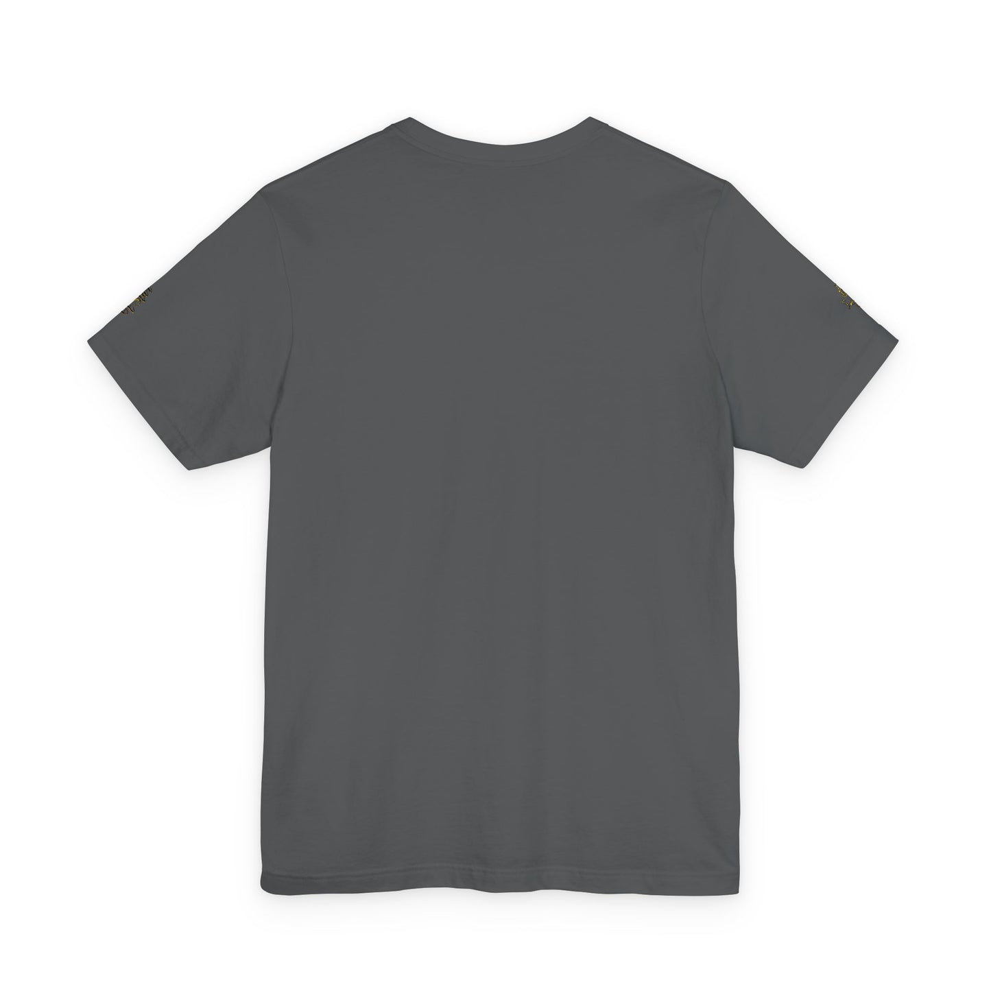 White Bee Graphic Tee — Small Chest & Sleeve Floral Bee Design