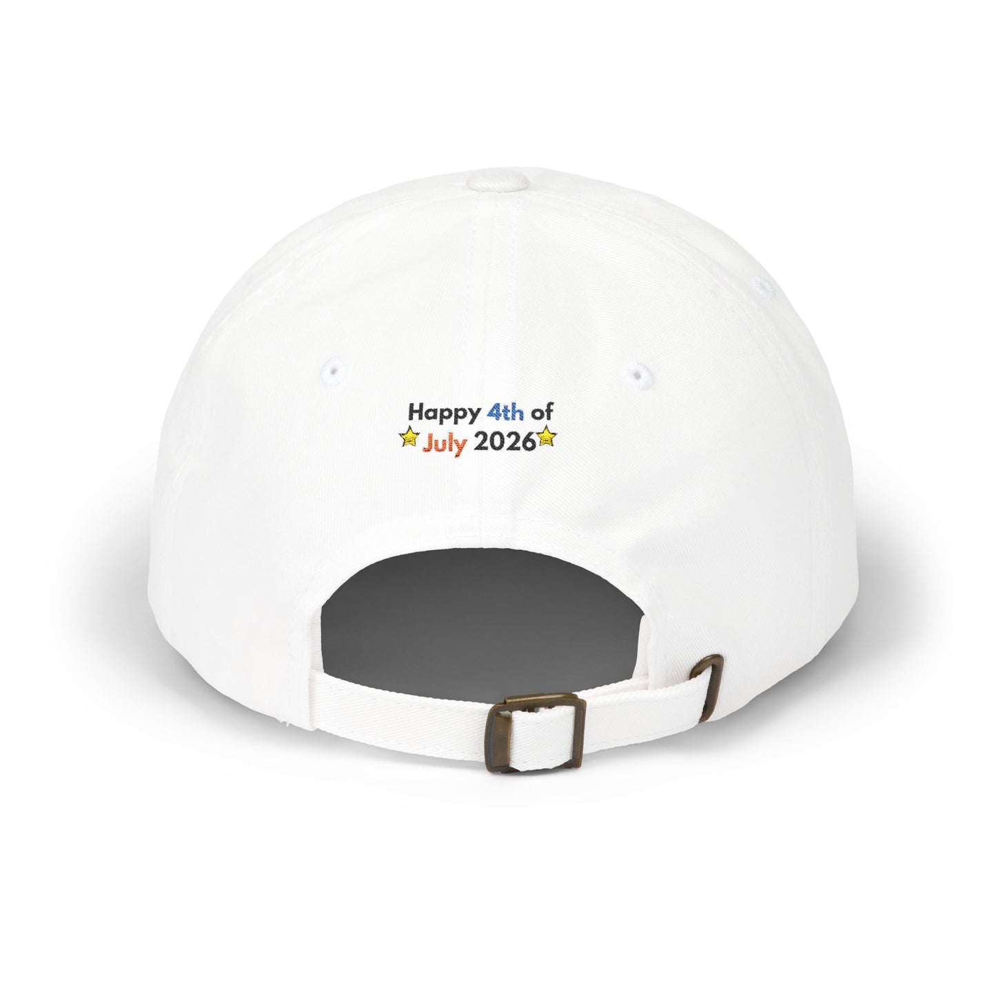 Happy 4th of July 2026 Dad Cap | Patriotic Embroidered Baseball Hat