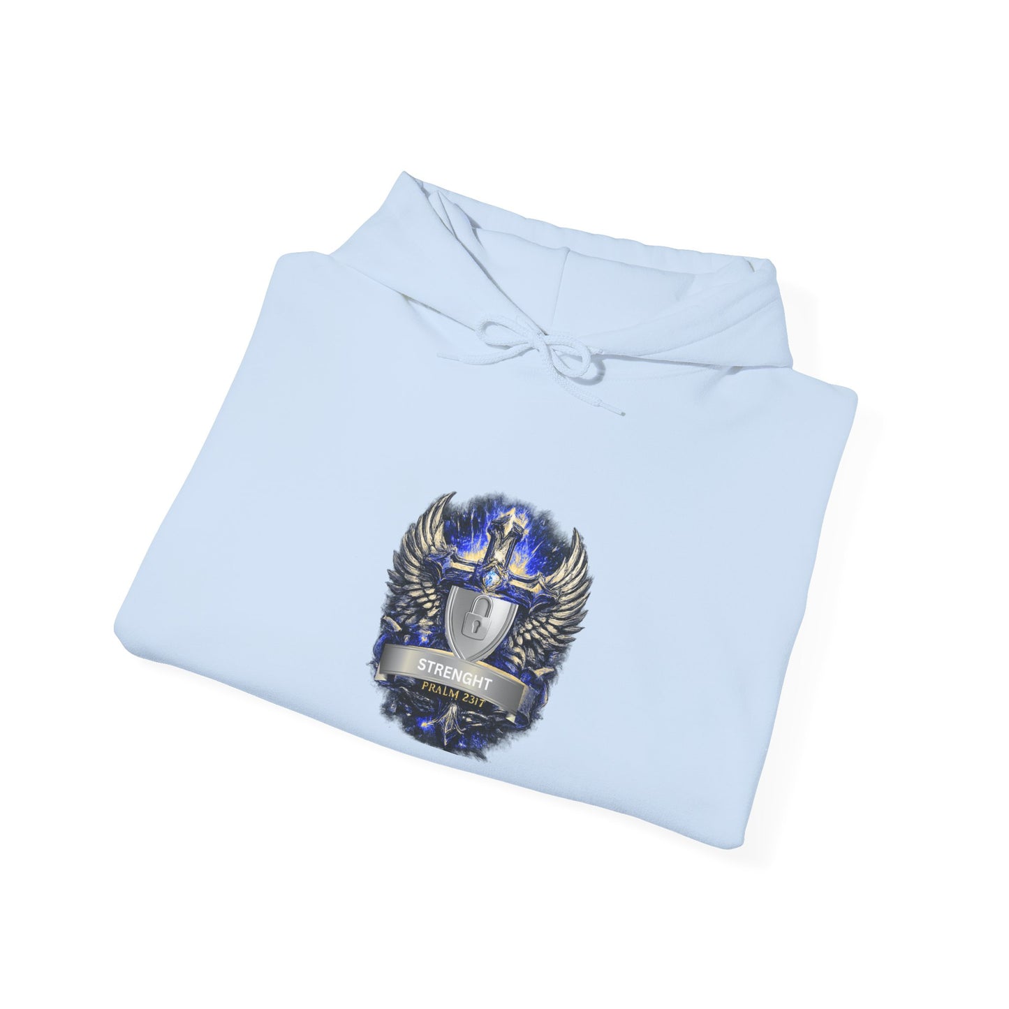 Knight Helmet Crest Hoodie — Medieval Armor Emblem Sweatshirt