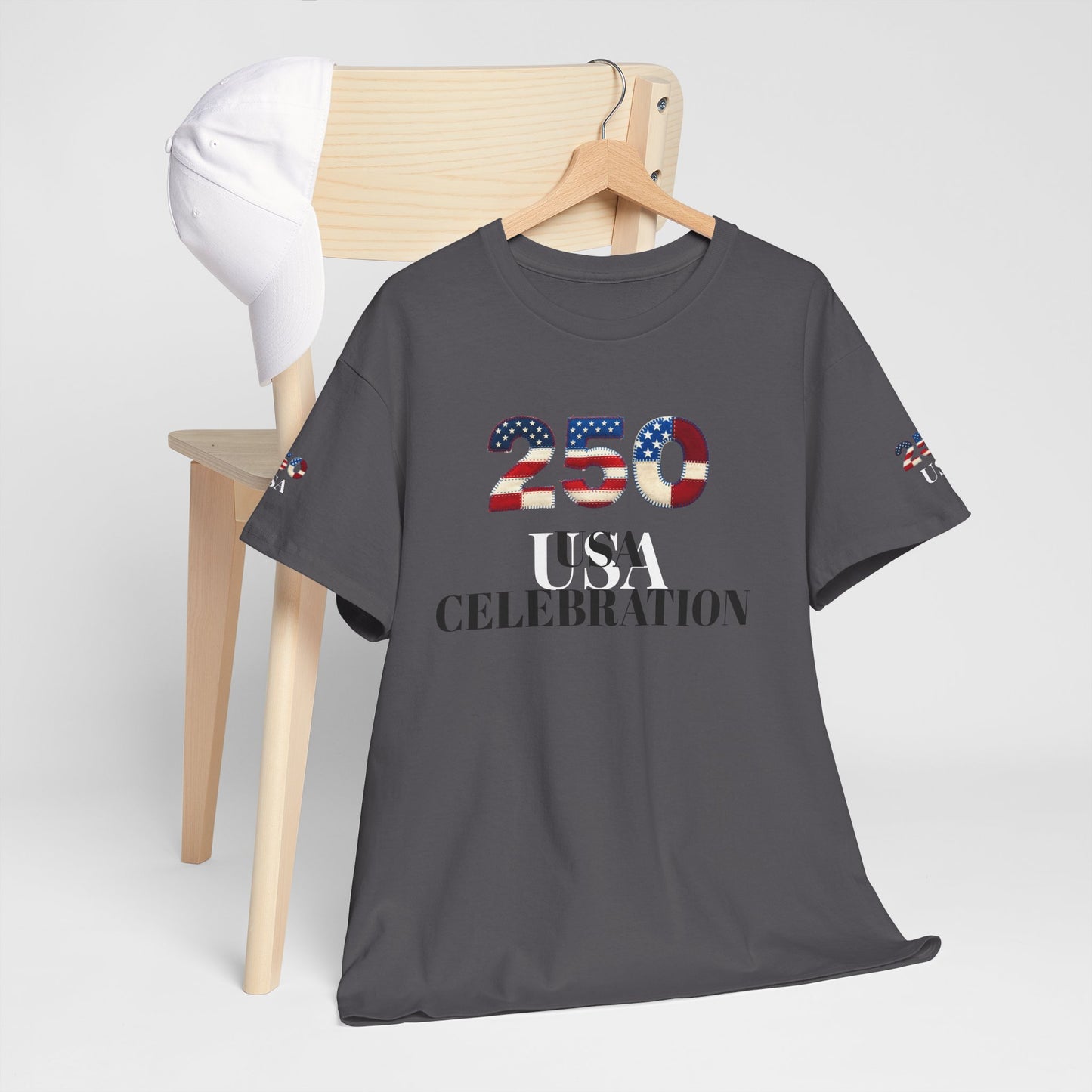 250 USA Celebration T‑Shirt — Patriotic 4th of July Tee