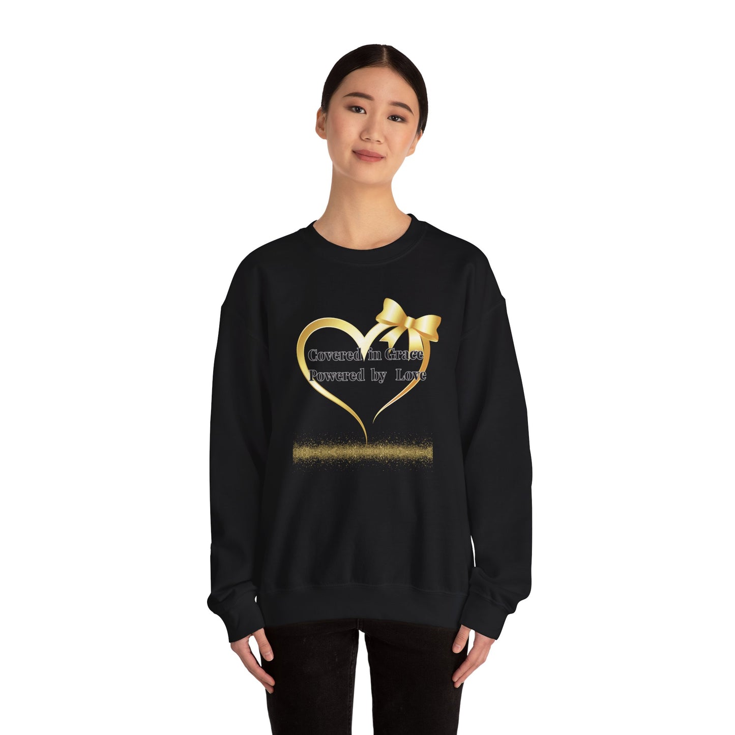 Our Queen Crewneck Sweatshirt — Gold Crown Graphic Pullover