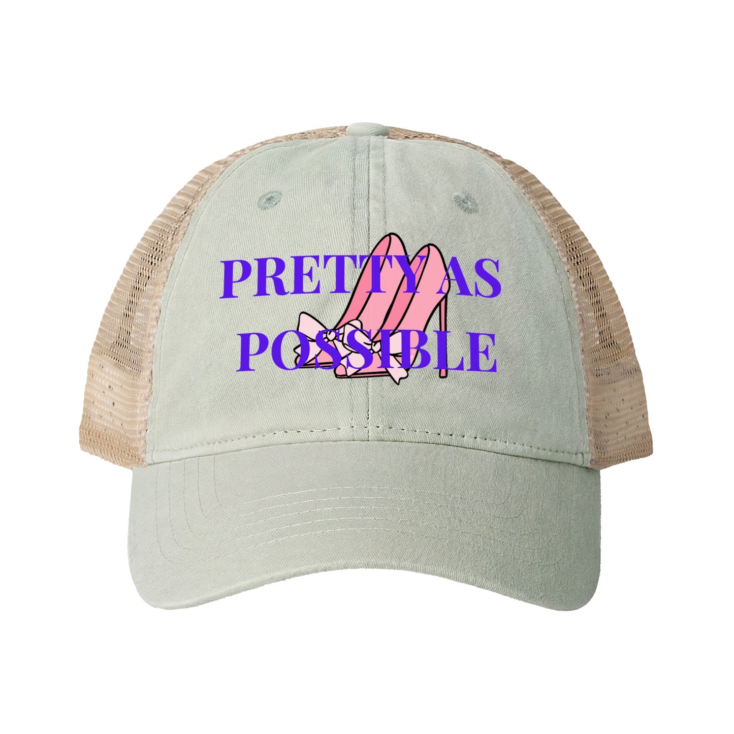 Women's Washed Mesh-Back Cap