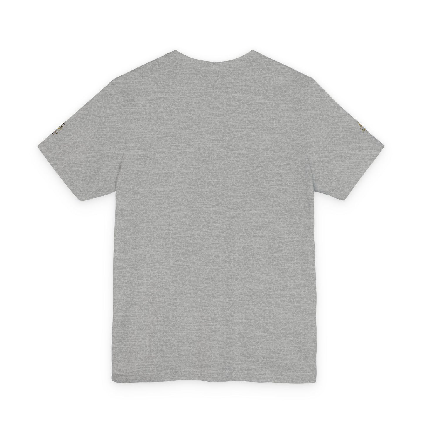 White Bee Graphic Tee — Small Chest & Sleeve Floral Bee Design