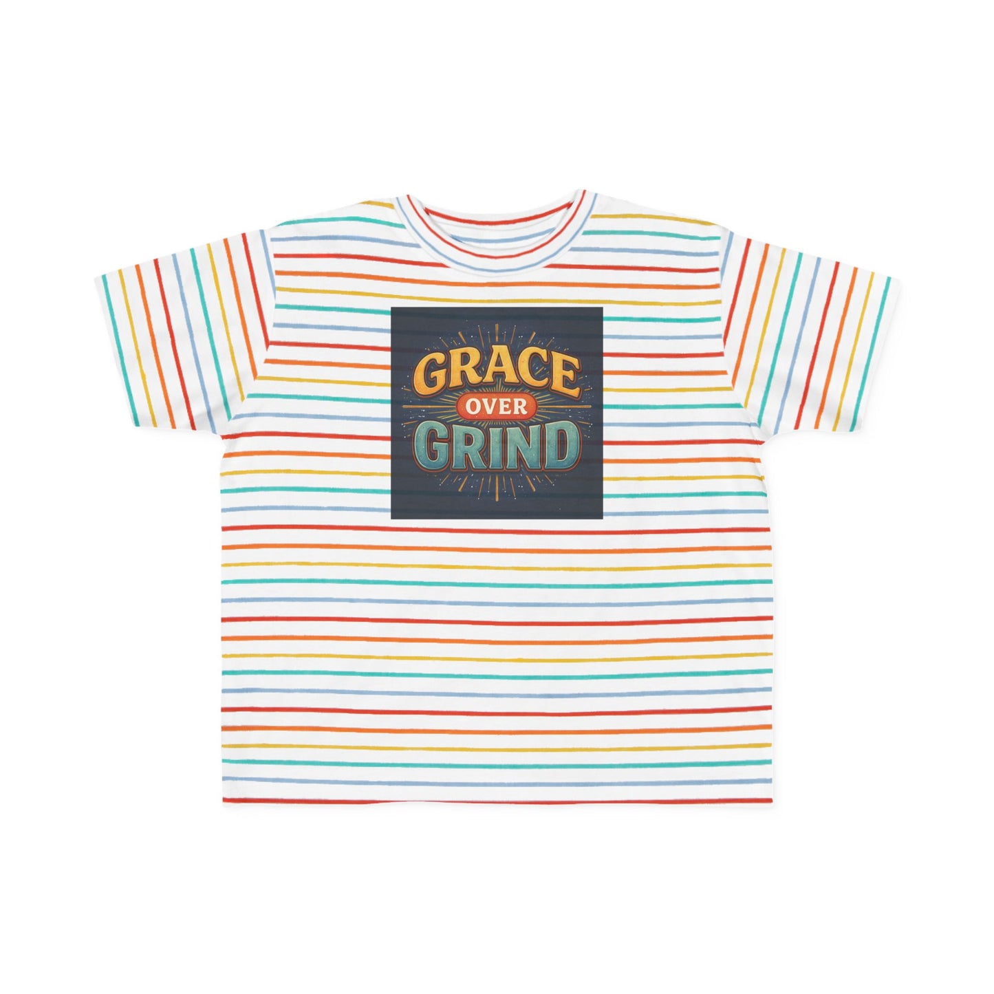 Grace Over Grind Retro Inspirational Toddler T-Shirt