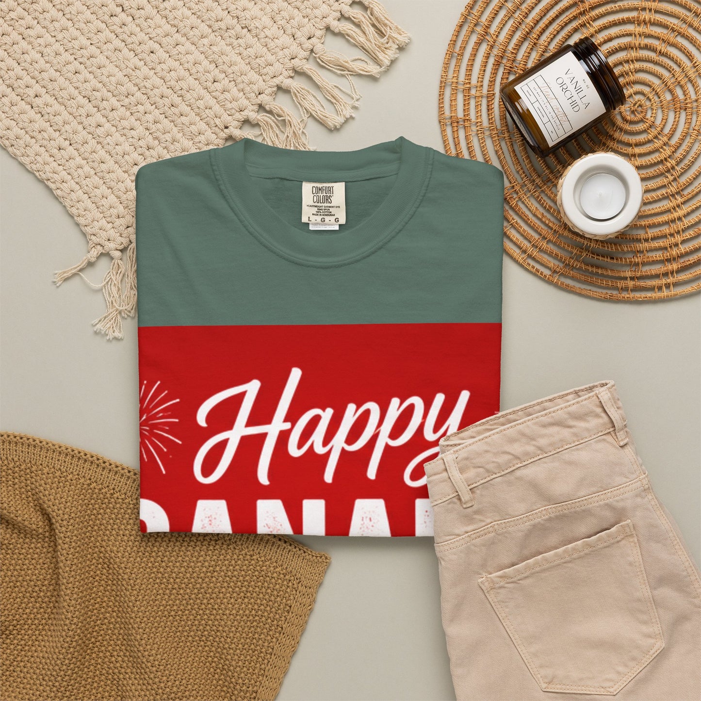 Happy Canada Day T-Shirt — Red Maple Leaf Canada Day Tee