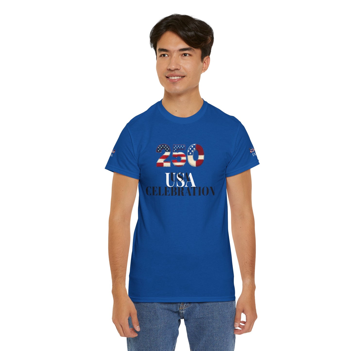 250 USA Celebration T‑Shirt — Patriotic 4th of July Tee