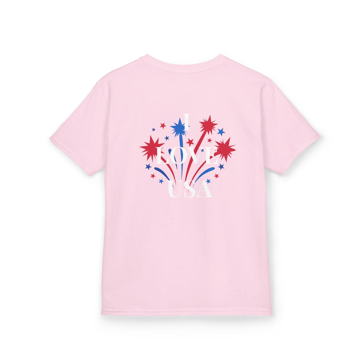 America 250 Kids Tee | Patriotic Fireworks Fourth of July Shirt