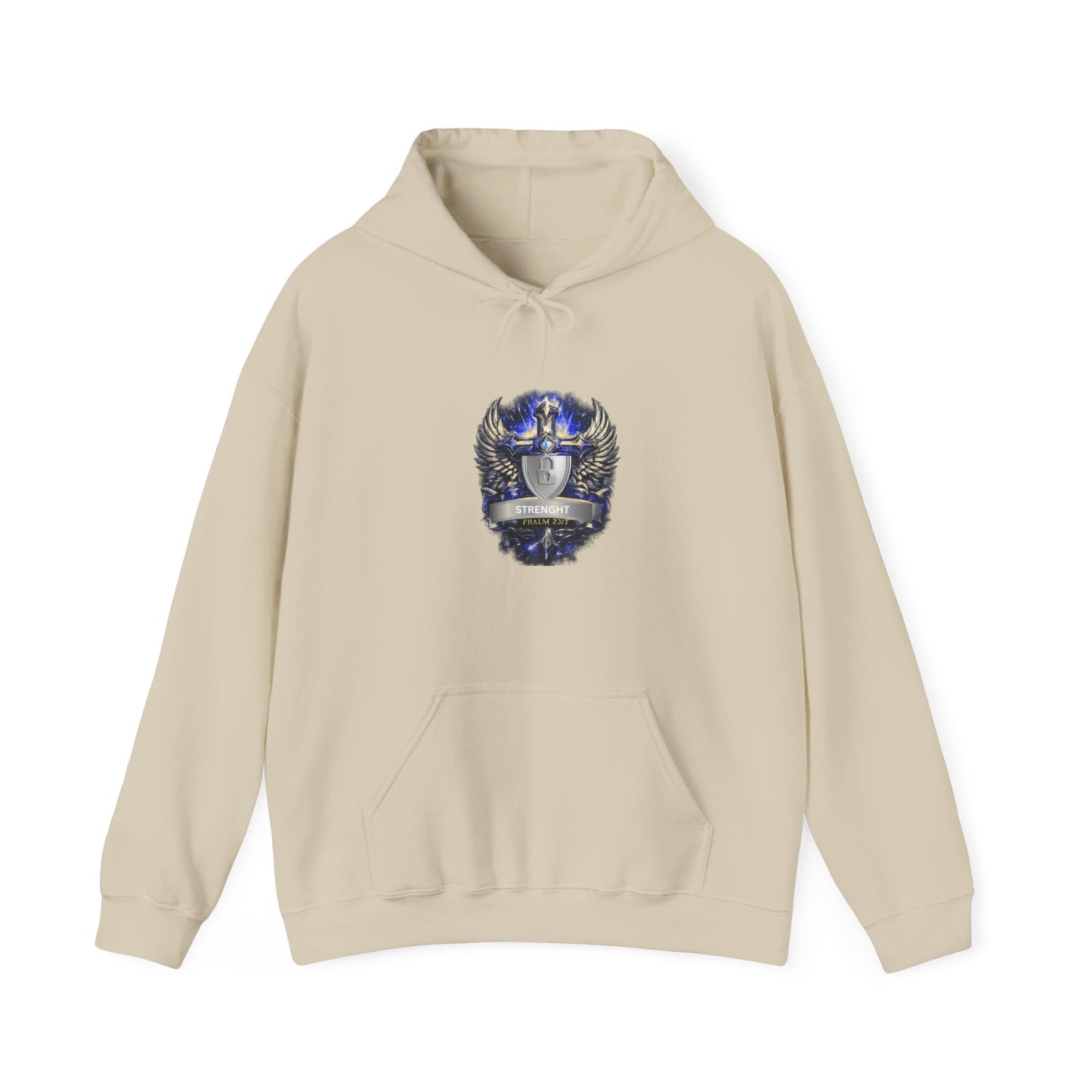 Knight Helmet Crest Hoodie — Medieval Armor Emblem Sweatshirt