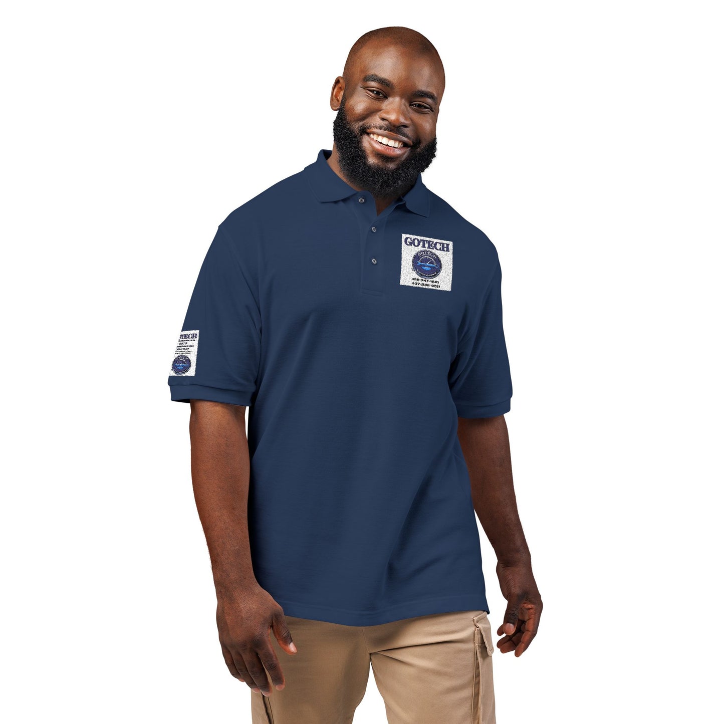 Embroidered Polo Shirt for Male and Female