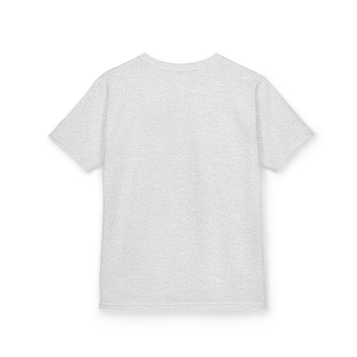 Kids Tee — Minimal "Always Be Curious" Rainbow Text