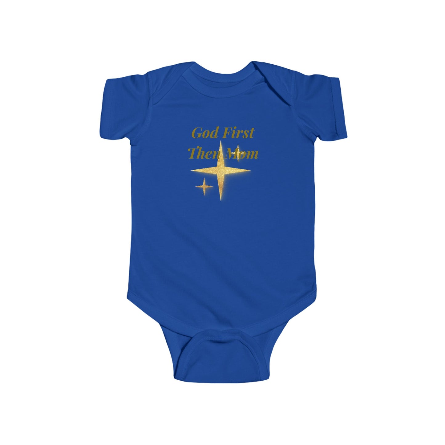 God First, Then Mom Infant Bodysuit — Religious Baby Onesie